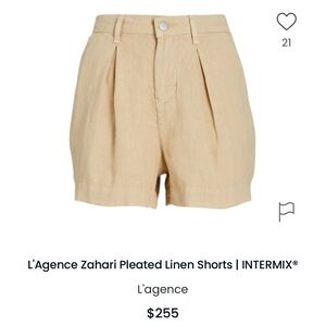 L’agence linen short neutral